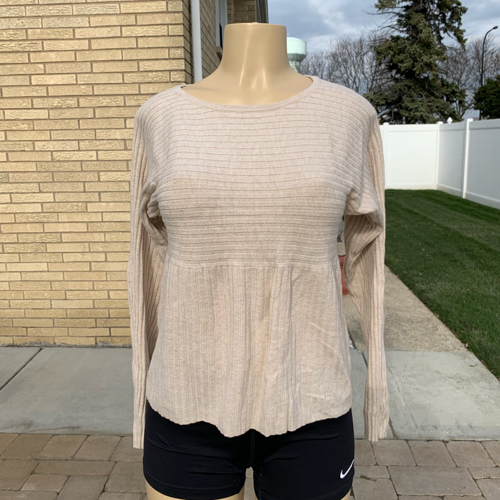 Athleta Beige Sweater Size S